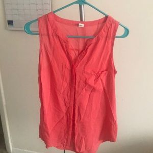 Coral tank top